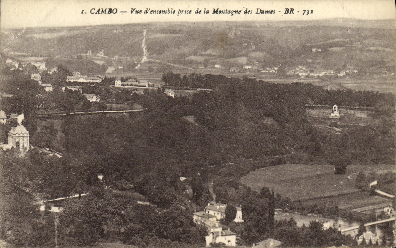 VINTAGE POSTCARD Cambo Seen D unit taken of the Mountain of the Ladies