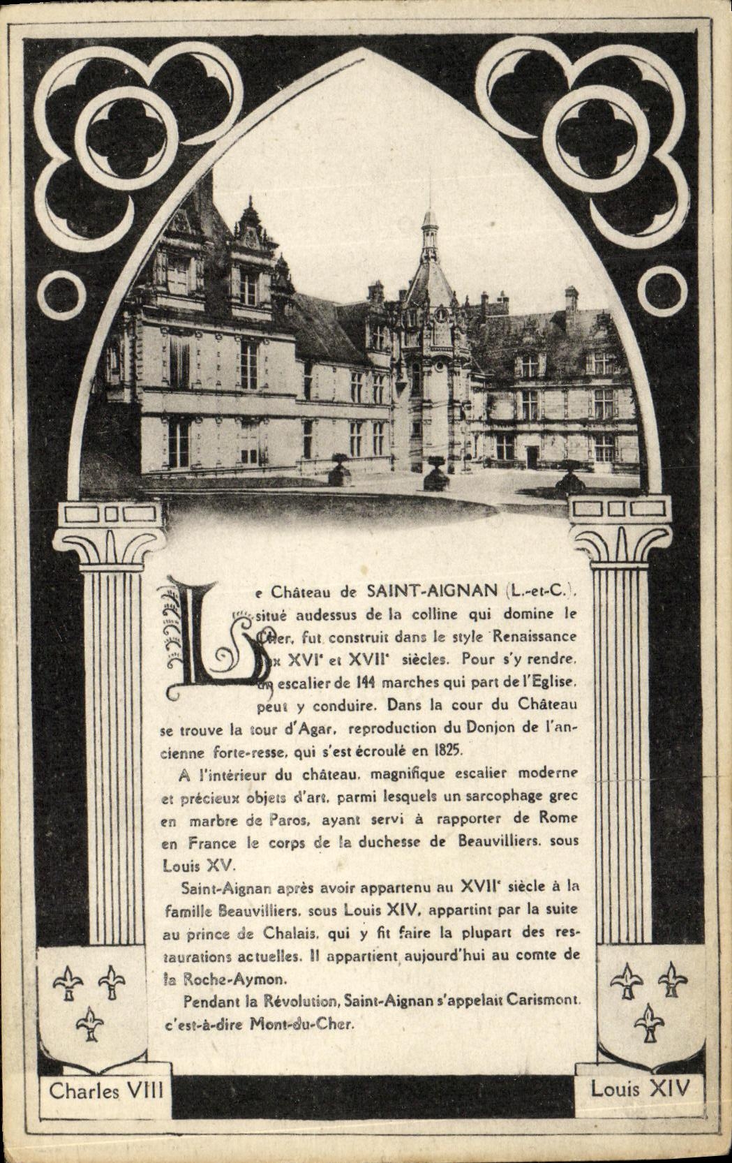 CPA Le Chateau de Saint Aignan