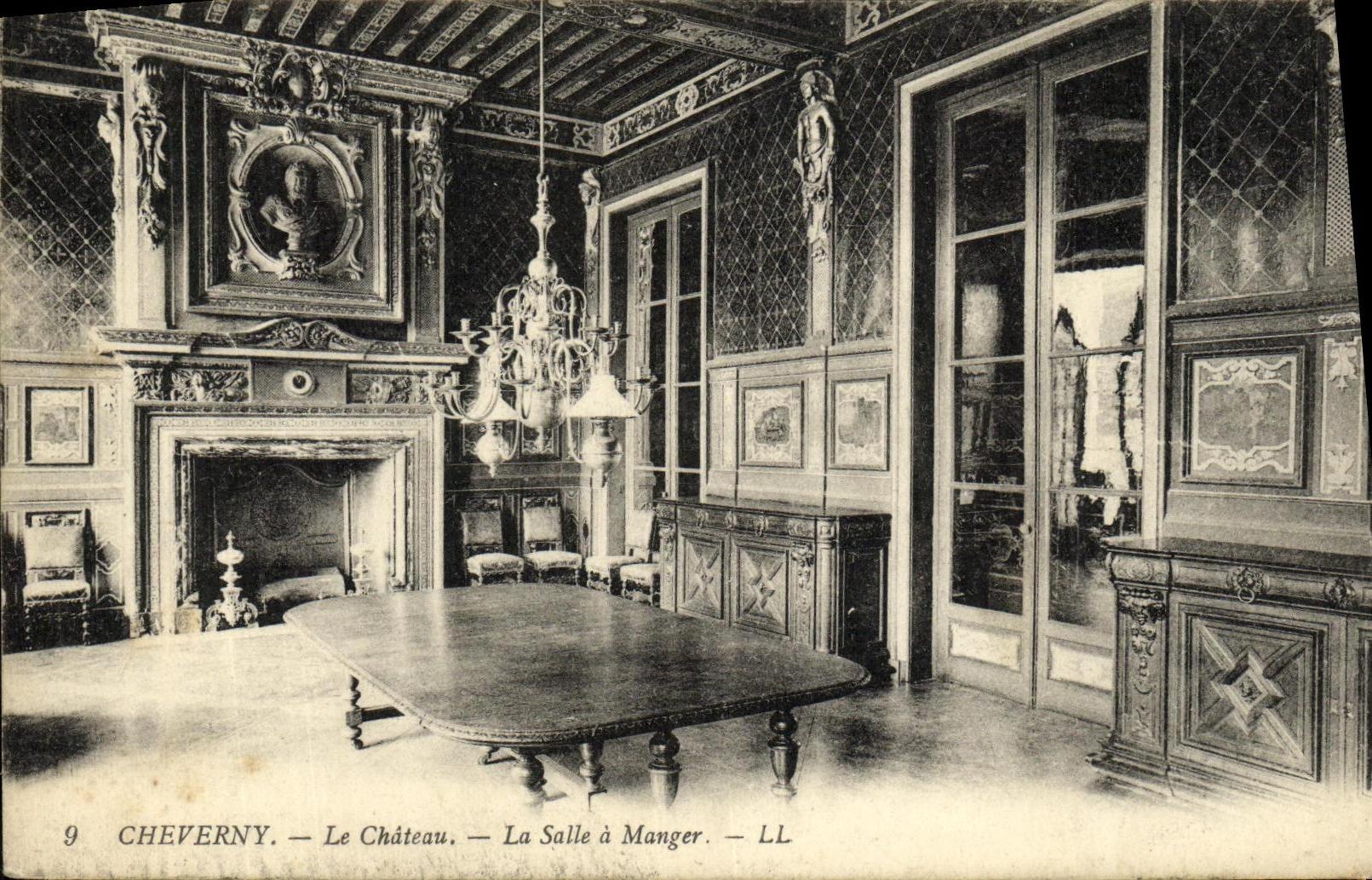 CPA Cheverny Le Chateau La Salle a Manger