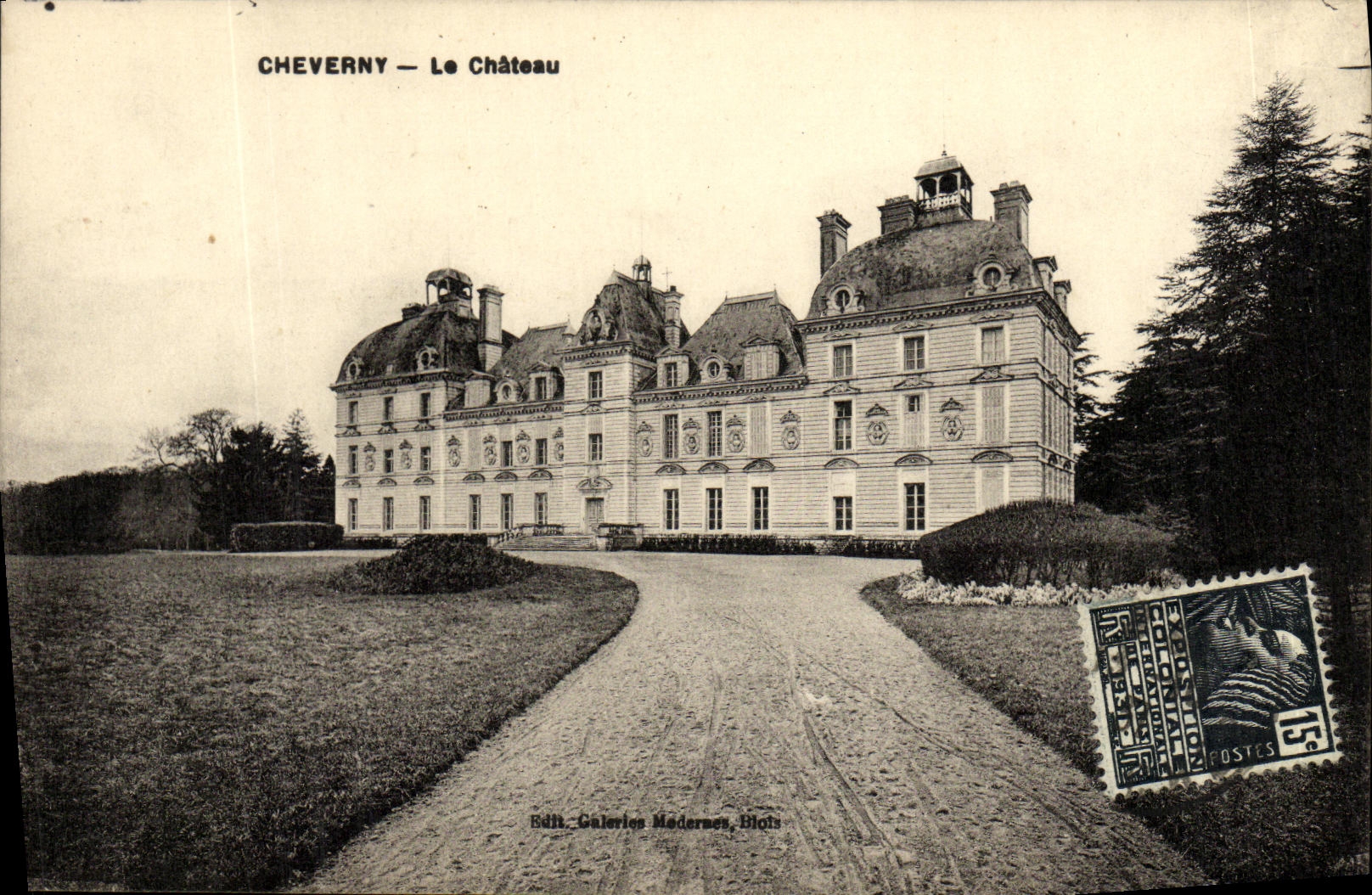 CPA Chateau De Cheverny Le Chateau
