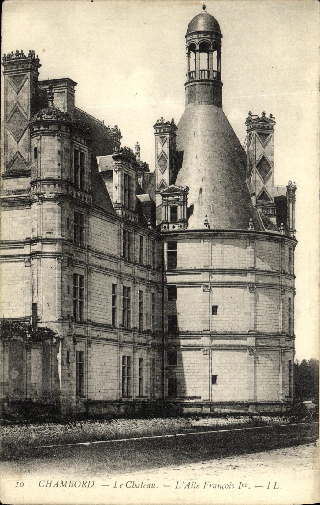 CPA Chambord Le Chateau L Aile Francois 1er