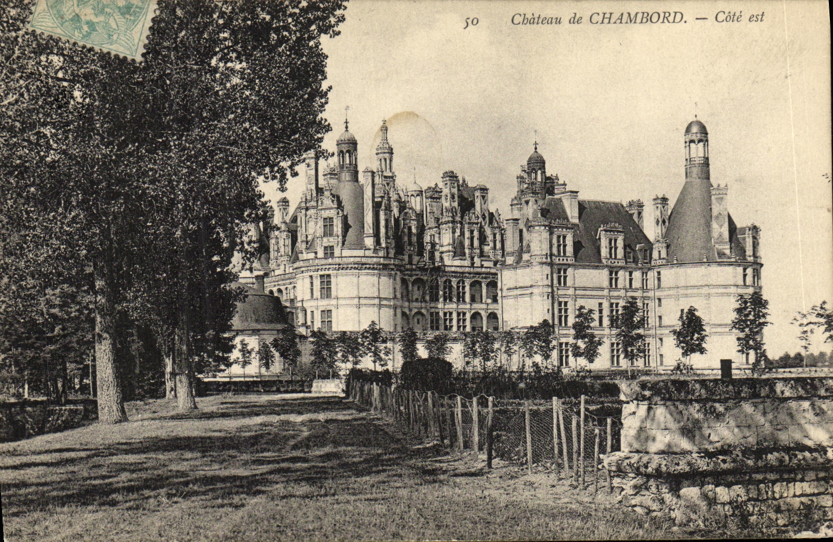CPA Chambord Le Chateau Cote Est
