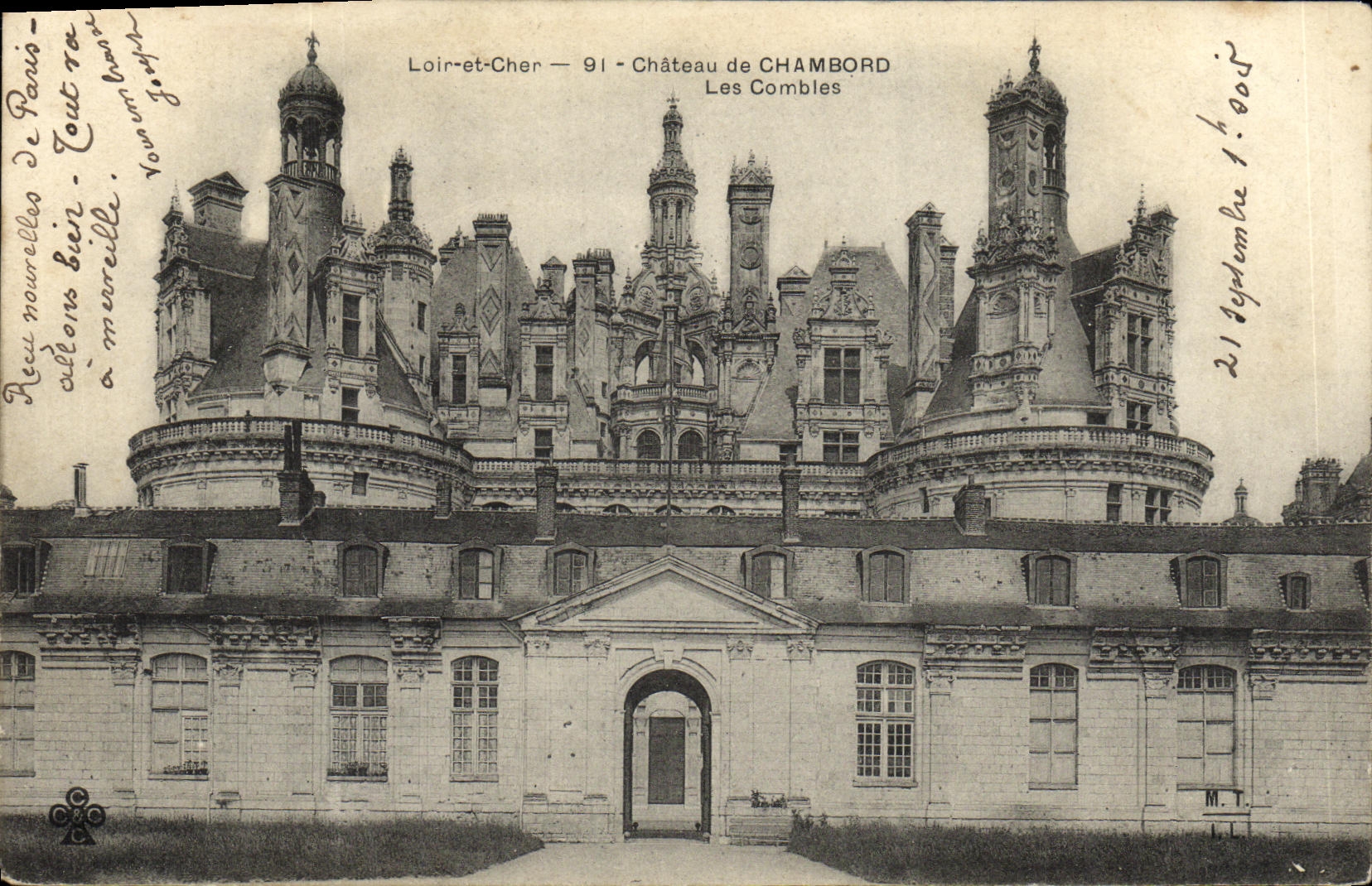 CPA Chambord Le Chateau Les Combles