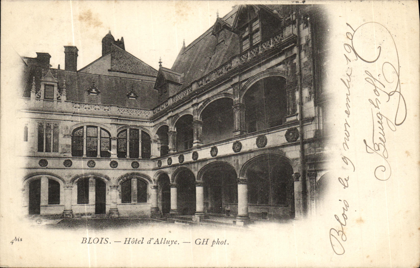 CPA Blois Hotel d Alluye 