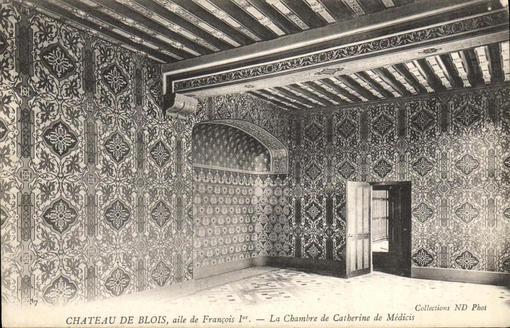 CPA Chateau Blois Aile de Francois 1er La Chambre de Catherine de Medicis