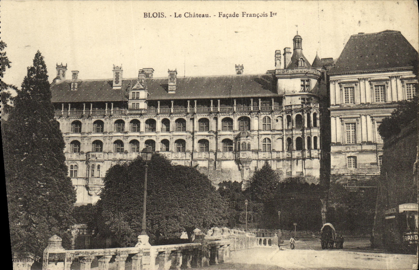 CPA Blois Le Chateau Facade Francois ler