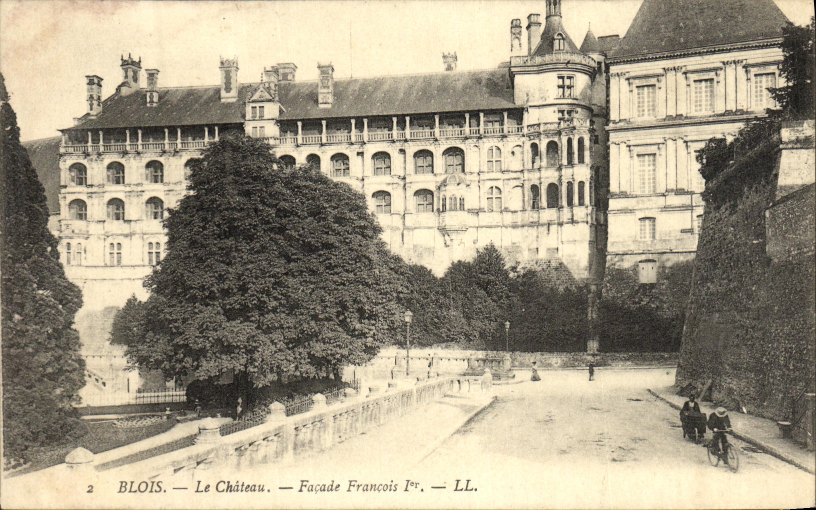 CPA Blois Le Chateau Facade Francois l er