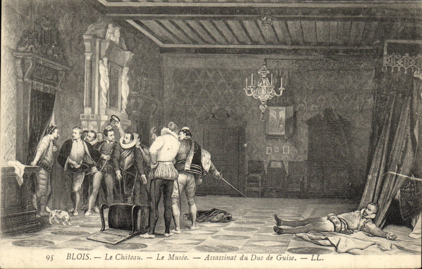 CPA Blois Le Chateau Le Musee Assassinat du Duc de Guise