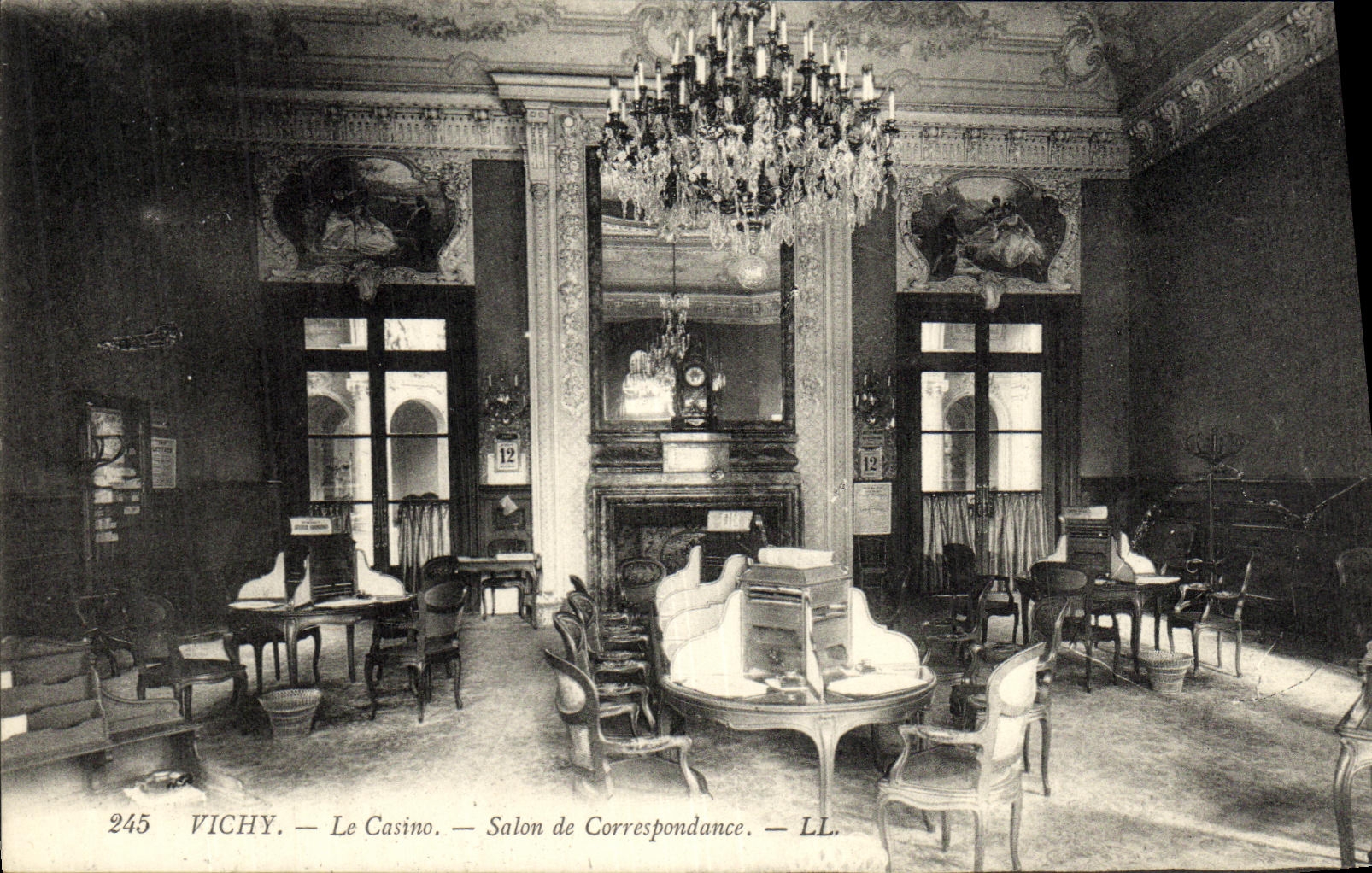 CPA Vichy Le Casino Salon de Correspondance