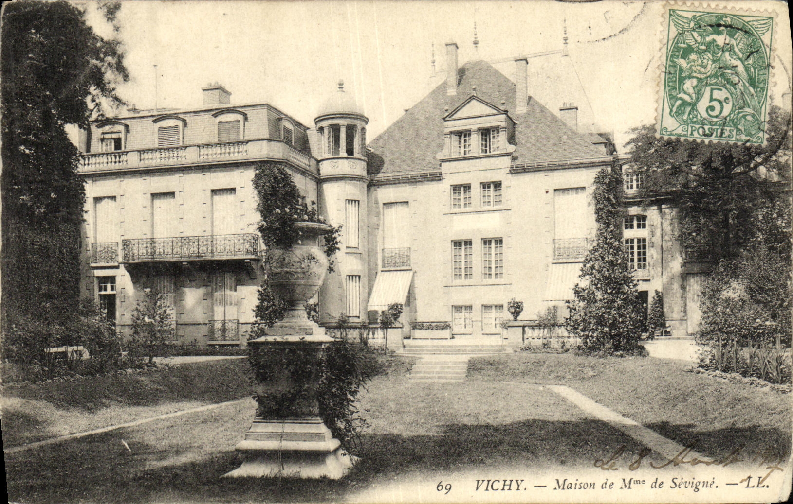 CPA Vichy Maison de Sevigne