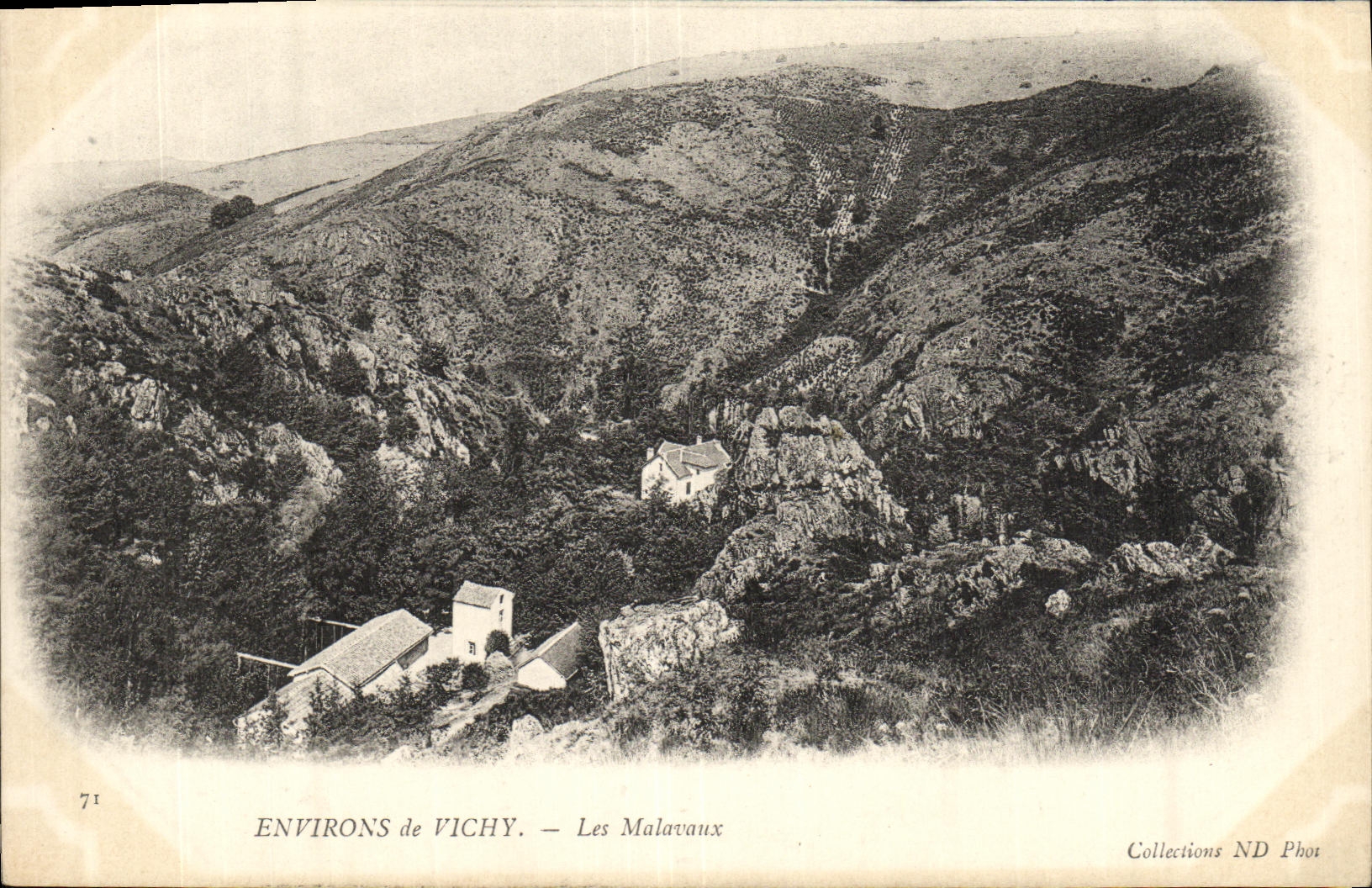 CPA Environs de Vichy Les Malavaux