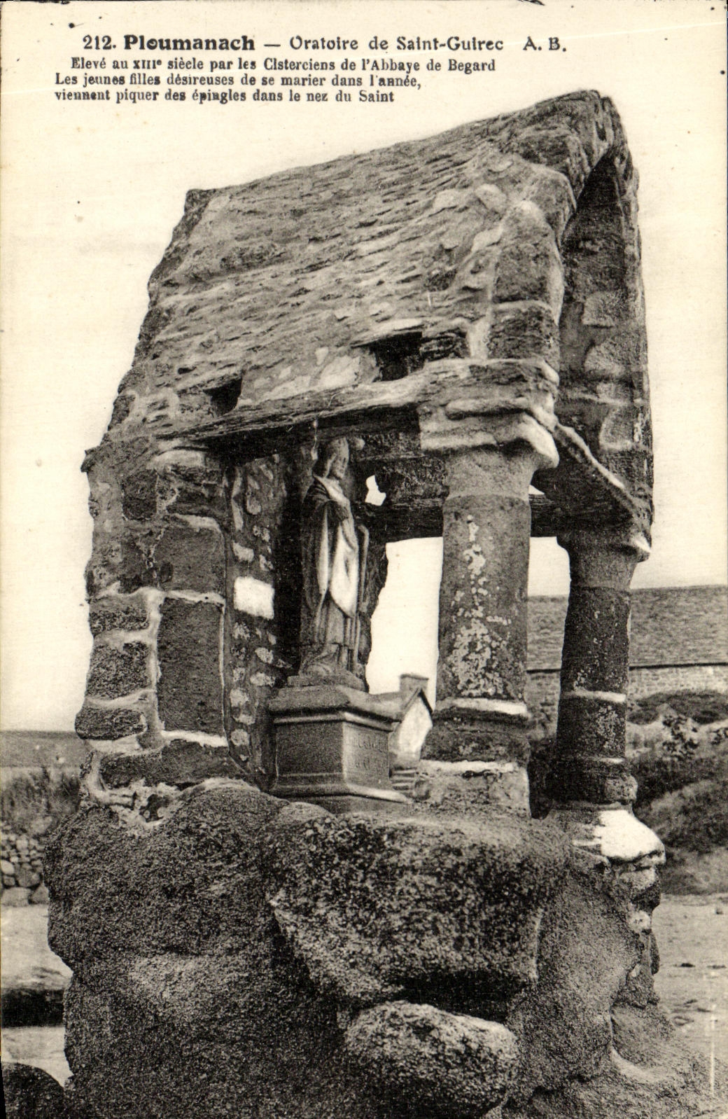 CPA Ploumanch Oratoire de Saint Guirec