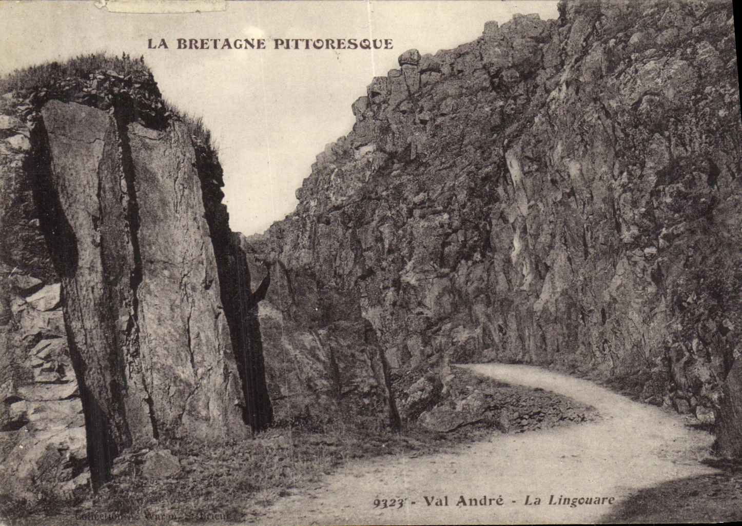 VINTAGE POSTCARD Valley Andre Lingouare