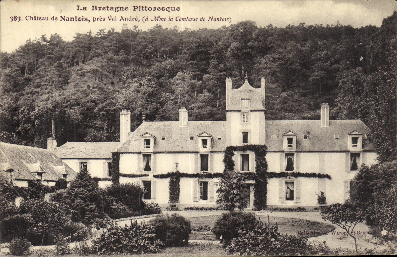 CPA Chateau de Nantois pres Val Andre a Mme la comtesse de Nantois 