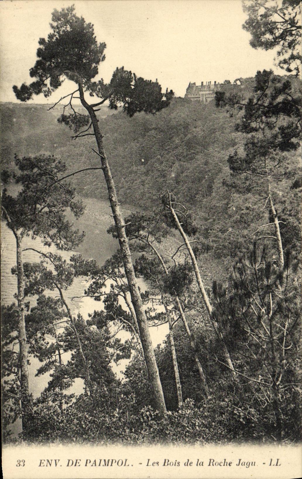 CPA Environs de Paimpol Les Bois de la Roche Jagu