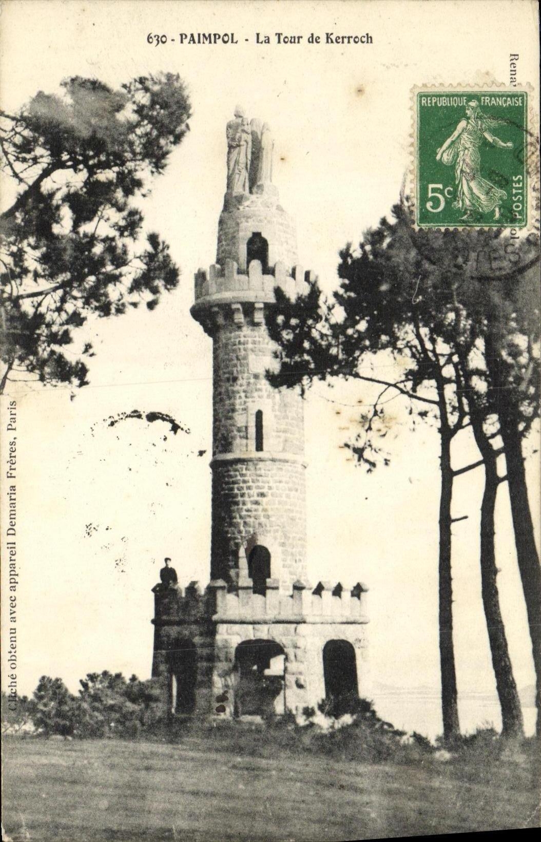 CPA Paimpol La Tour de Kerroch