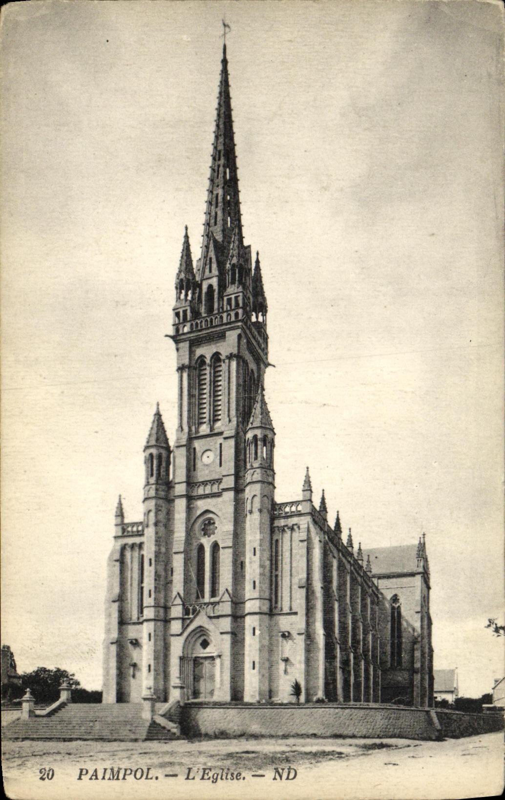 CPA Paimpol L Eglise