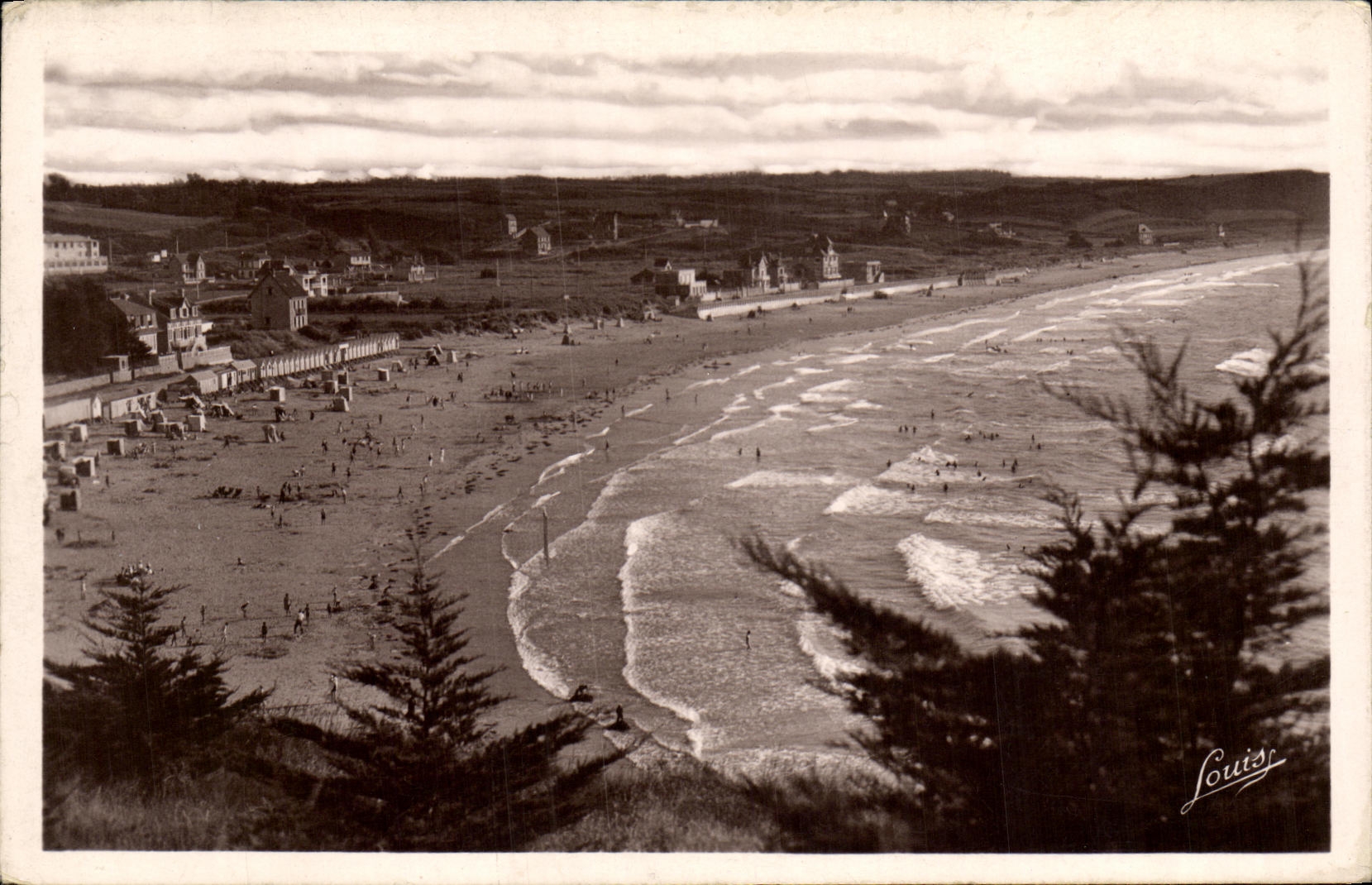 CPA Erquy Plage de Caroual L heure du Bain