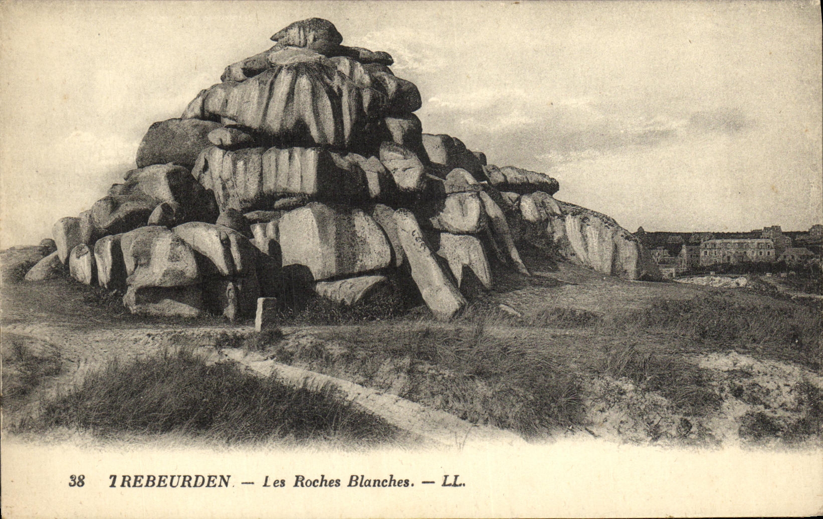 CPA Trebeurden Les Roches Blanches