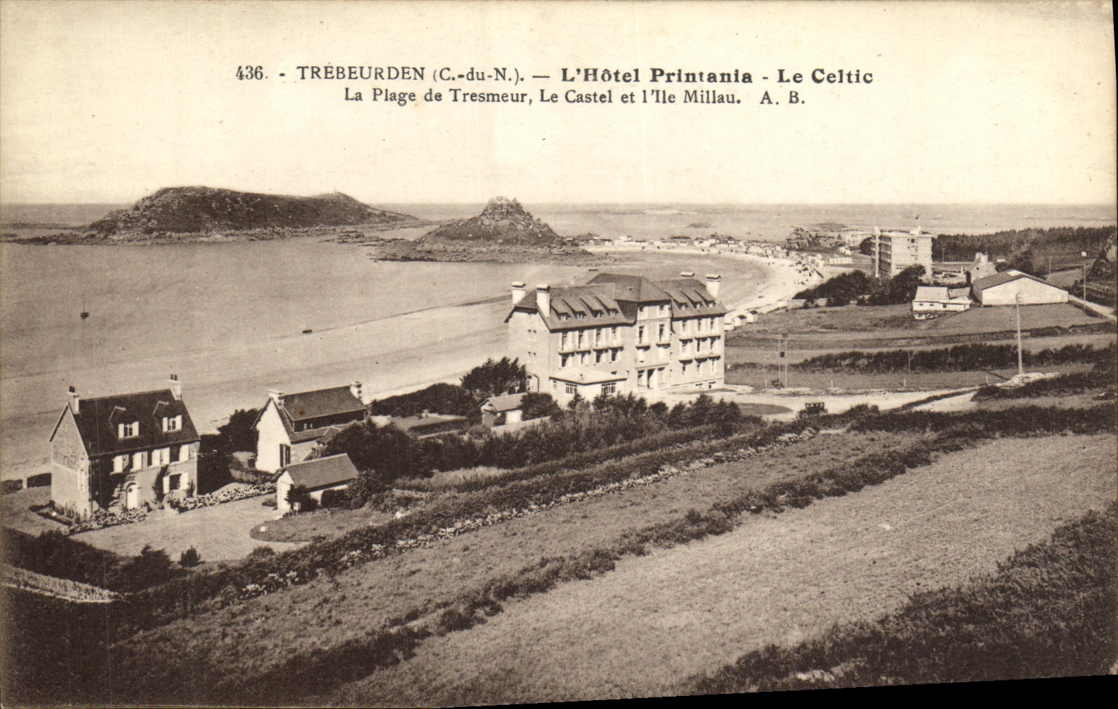 CPA Trebeurden L Hotel Printania Le Celtic