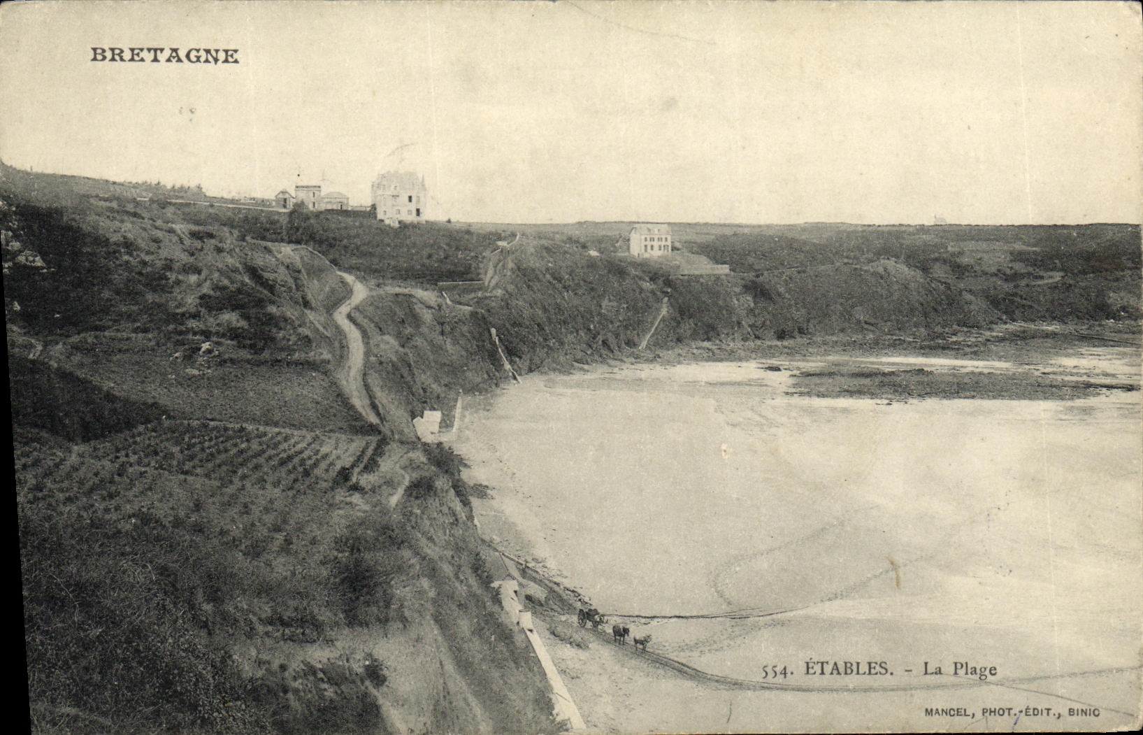 CPA Etables La Plage