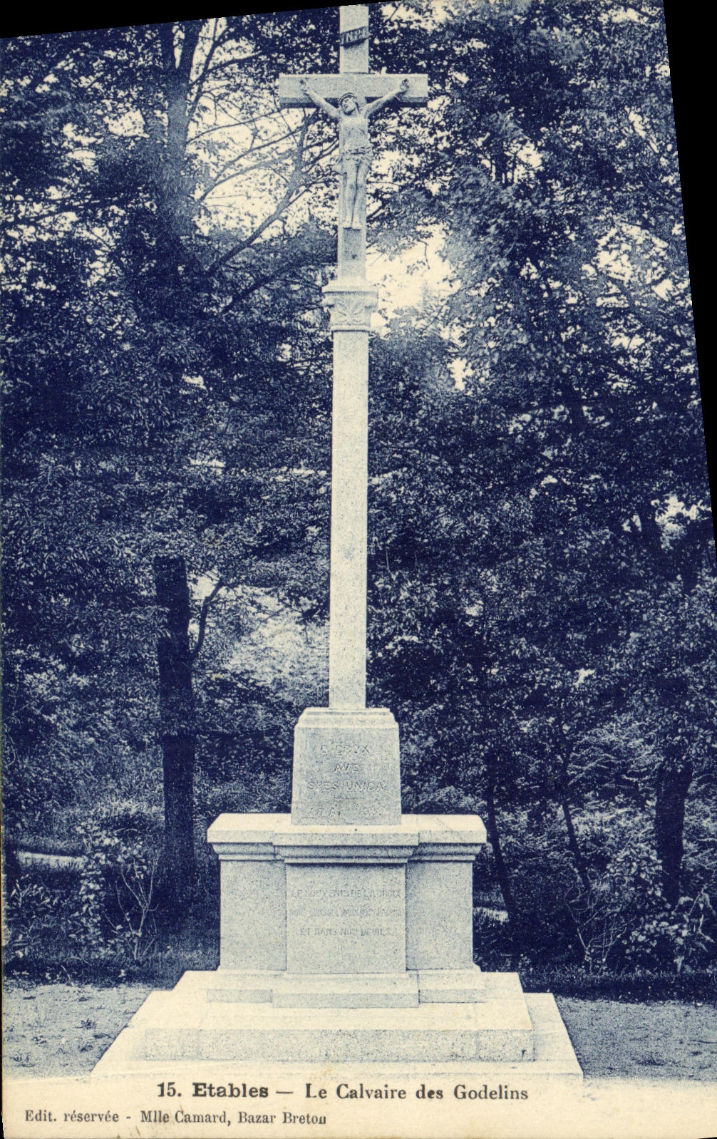 CPA Etables Le Calvaire des Godelins