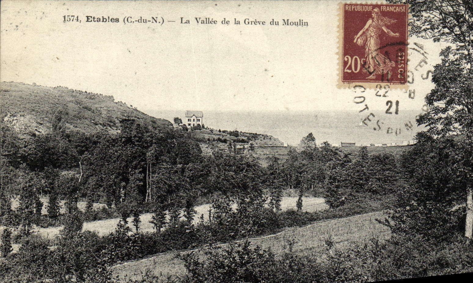CPA Etables La Grottes Vallee de la Greve du Moulin