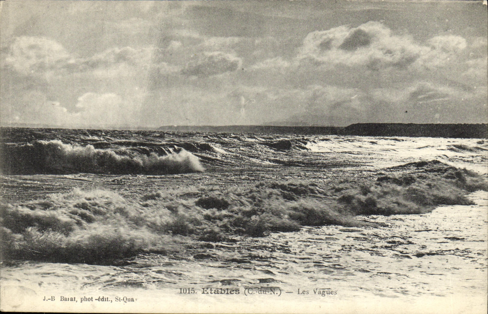 CPA Etables Les Vagues