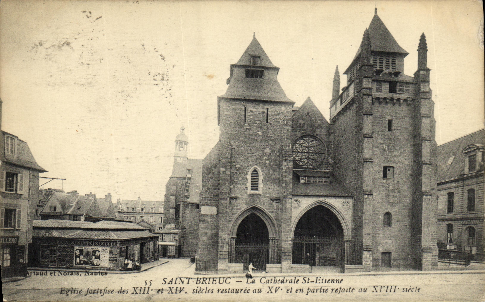 CPA Saint Brieuc La cathedrale St Etienne