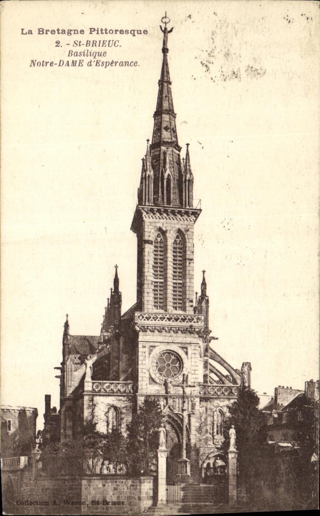 CPA Saint Brieuc Basilique Notre Dame d Esperance