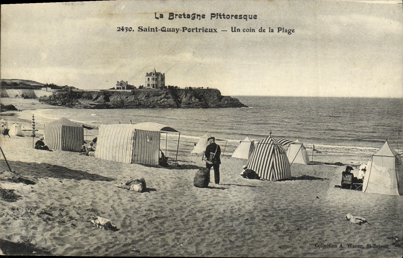 CPA St Quay Portrieux Un Coin de la Plage