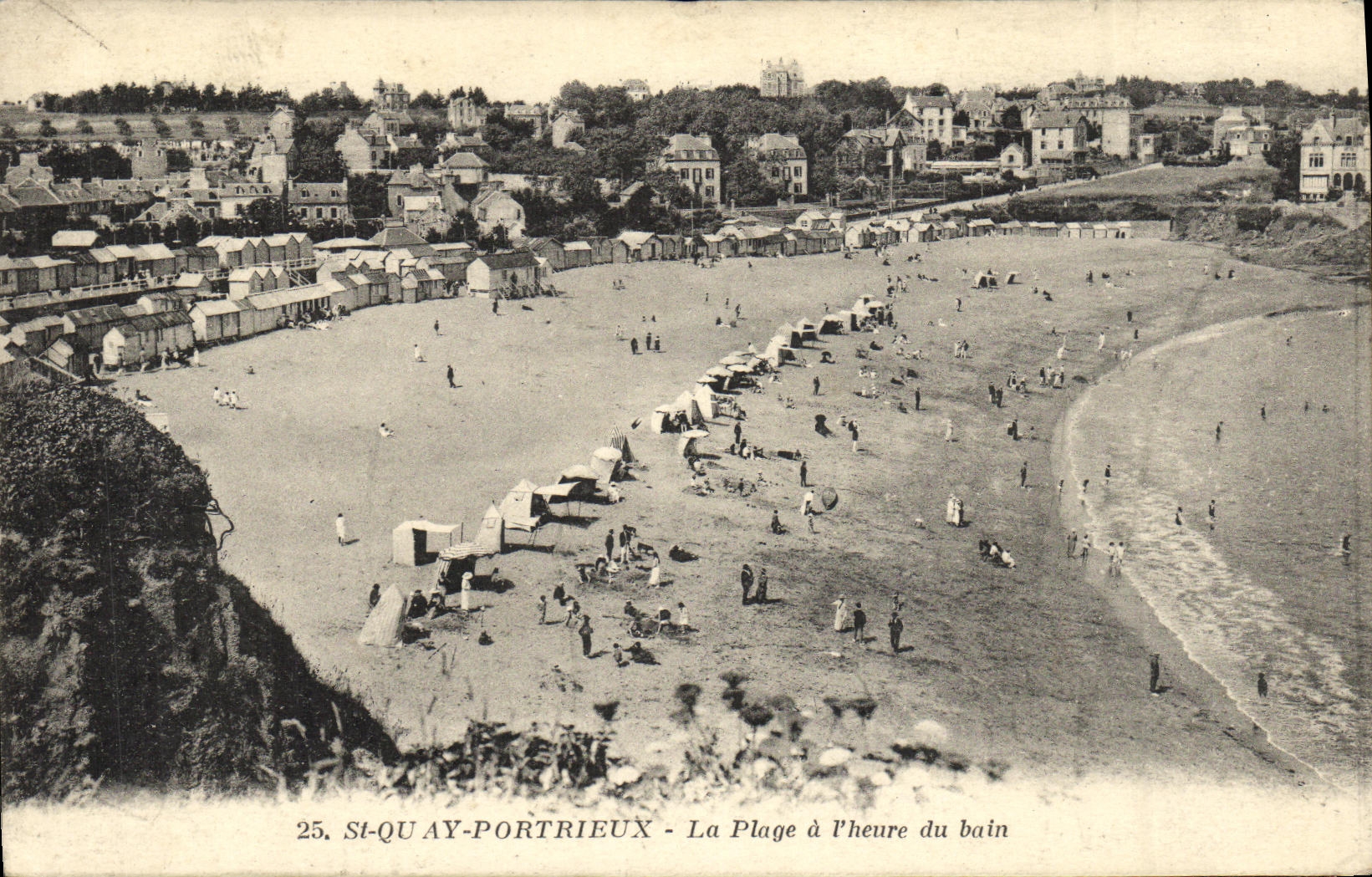 CPA St Quay Portrieux La Plage Pheure du Bain