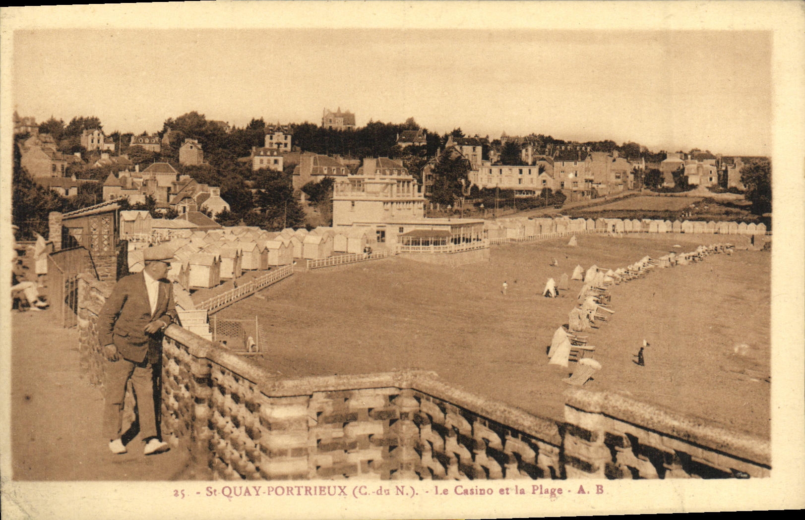 CPA St Quay Portrieux Le Casino et la Plage