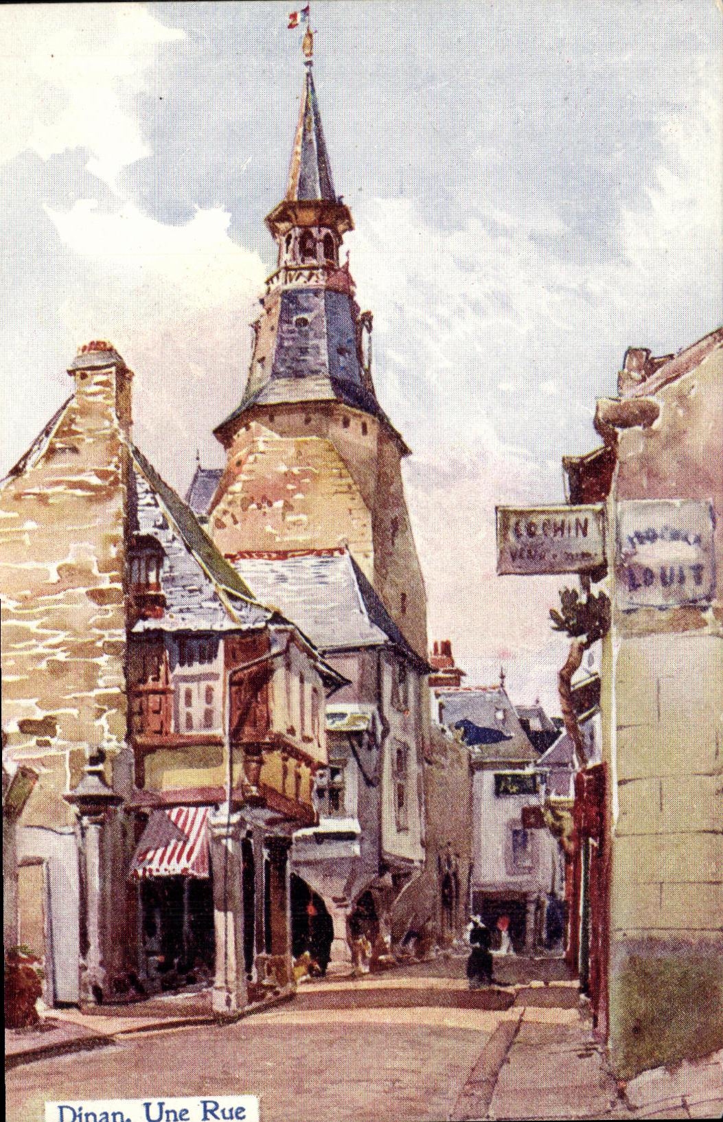 CPA Dinan Une Rue Cochin