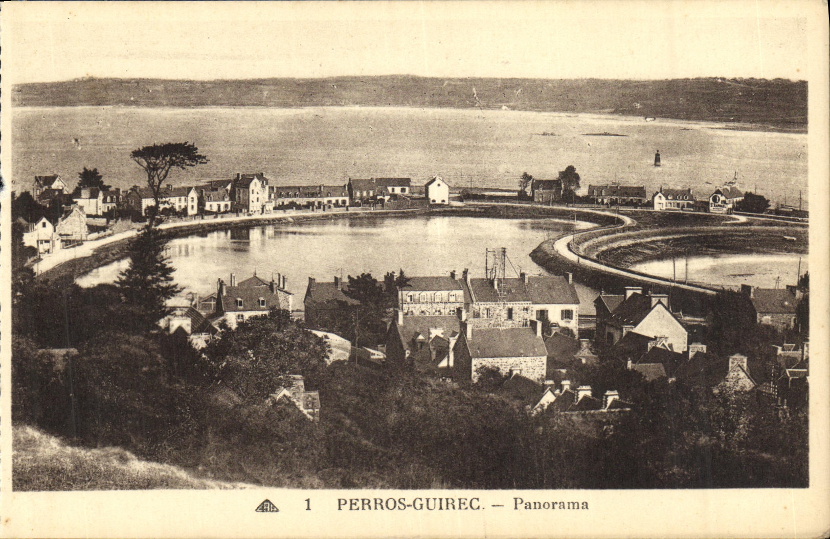 CPA Perros Guirec Panorama