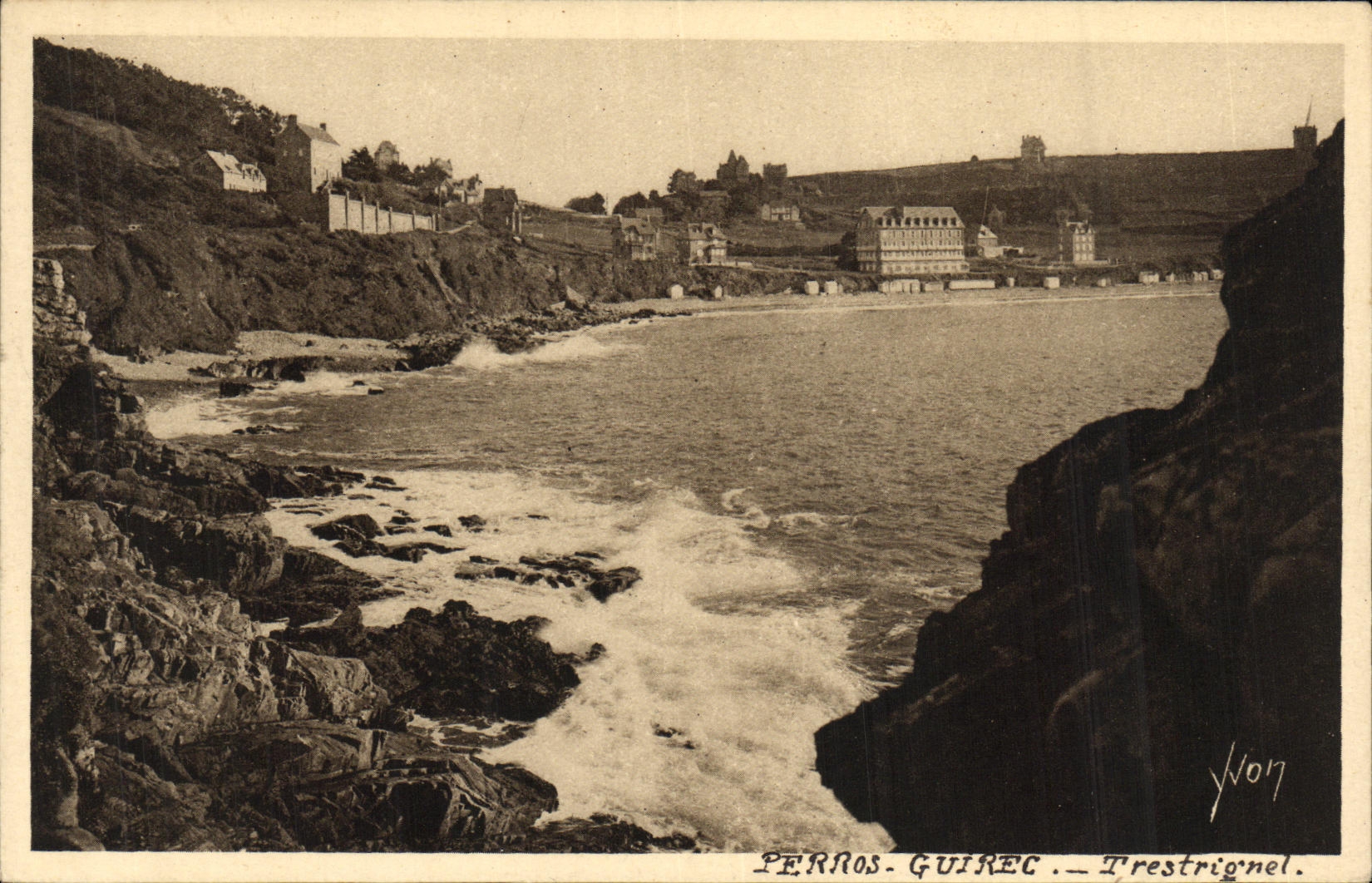 CPA Perros Guirec Trestignel