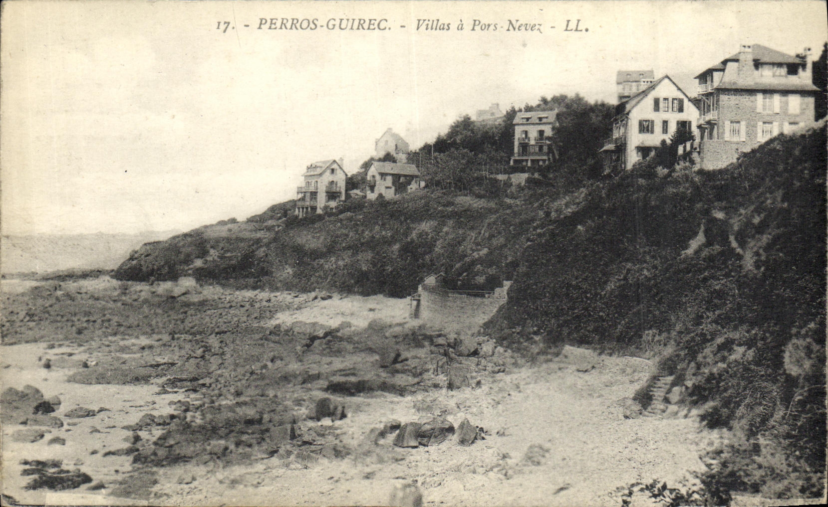 CPA Perros Guirec Villas a Pors Nevez
