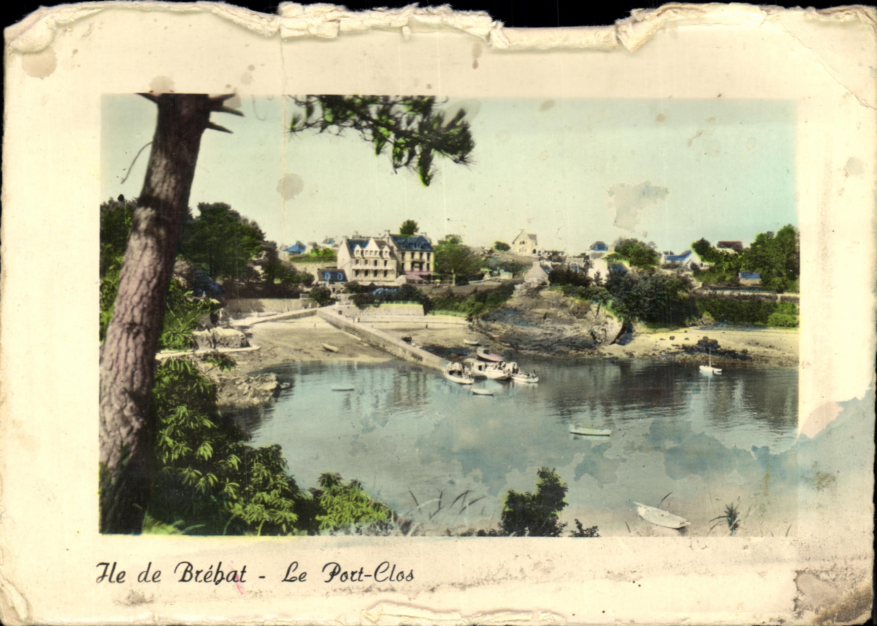 MODERN CARD Island of Brehat the Closed Port