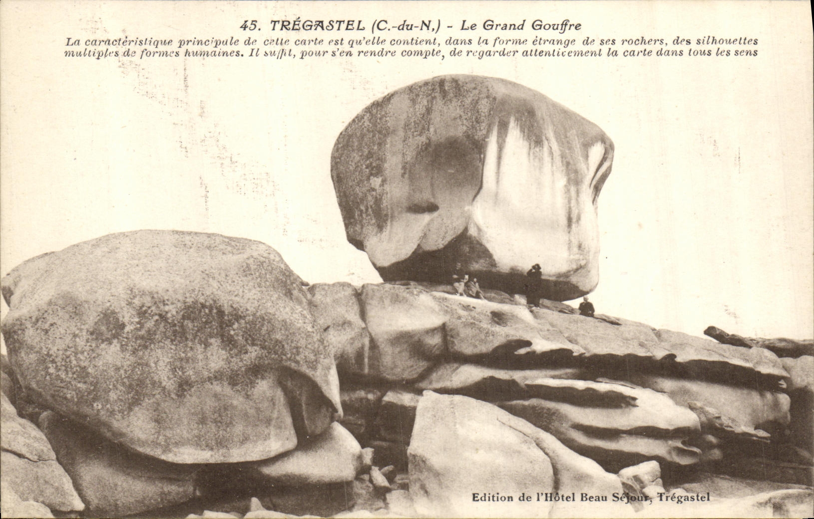CPA Tregastel Le Grand Gouffre