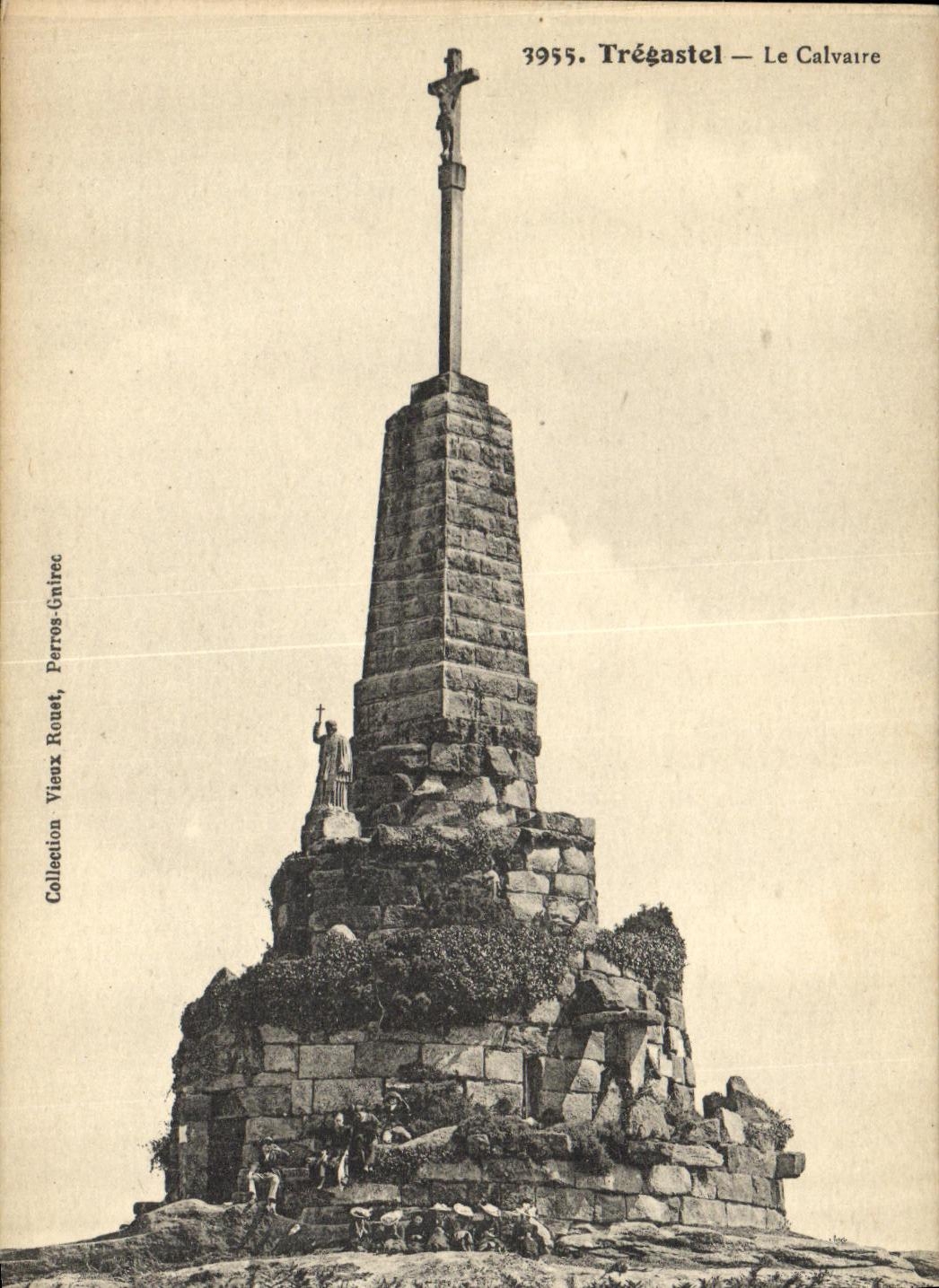 CPA Tregastel Le Calvaire