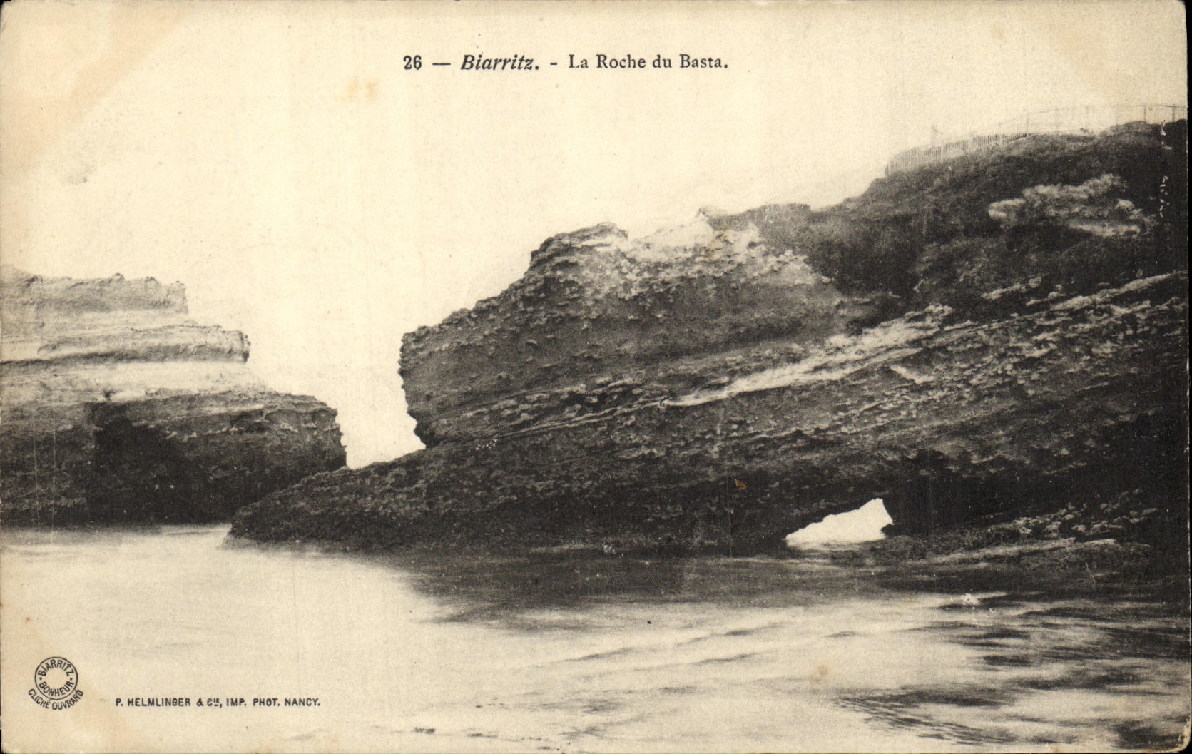 CPA Biarritz La Roche du Basta
