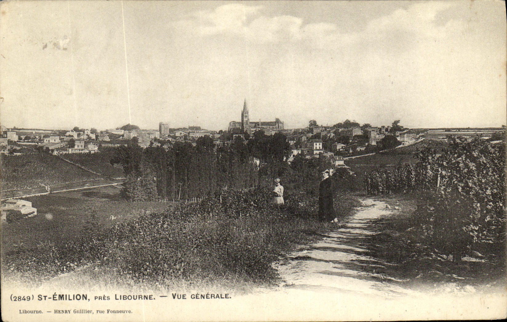 CPA Saint Emilion Pres Libourne Vue Generale