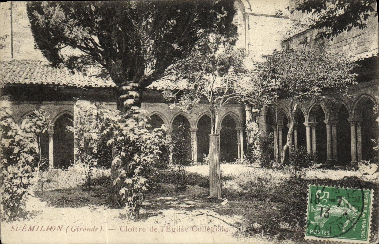 CPA Saint Emilion Cloitre de L Eglise Collegiale