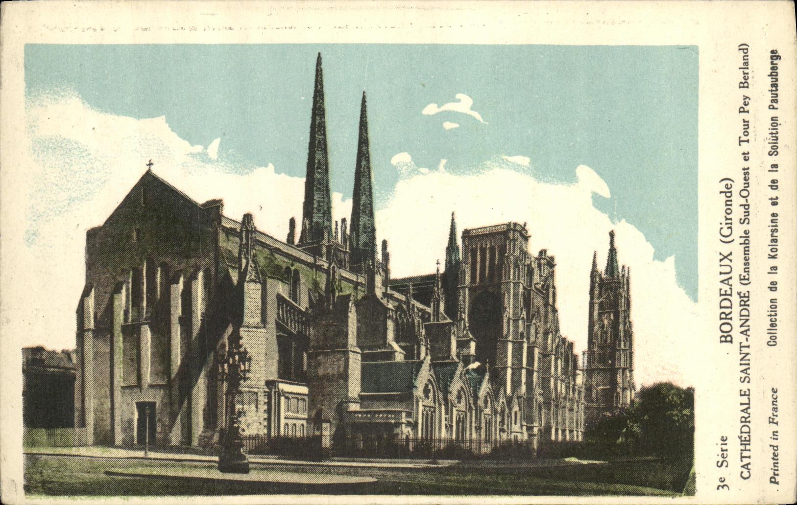 CPA Bordeaux Cathedrale Saint Andre Sud Ouest et Tour Pey Berland