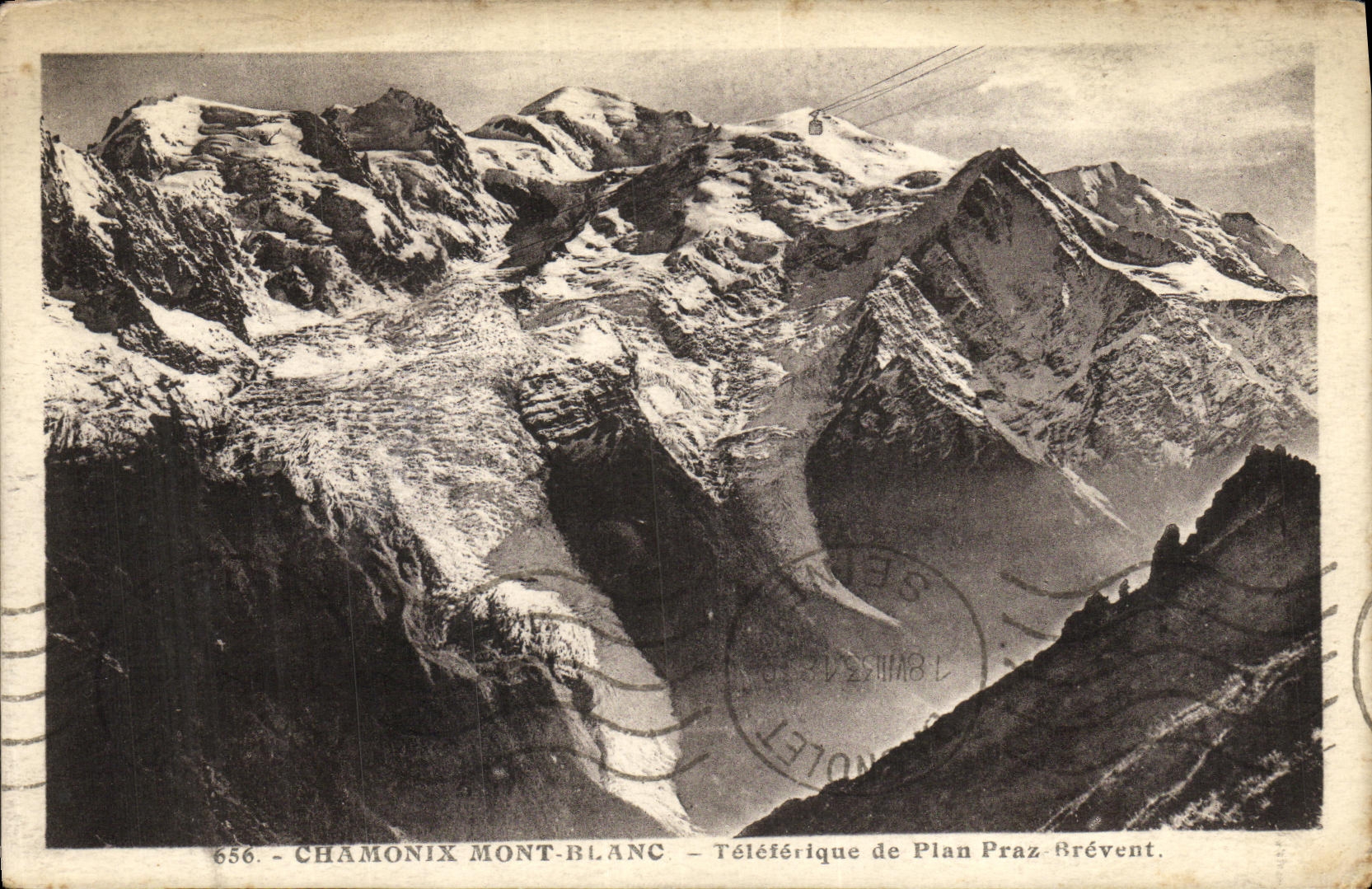 CPA Chamonix Mont Blanc Teleferique de Plan Praz Brevent