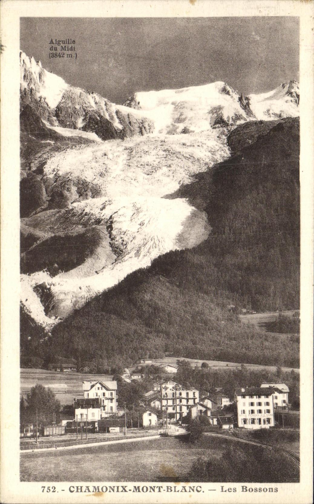 CPA Chamonix Mont Blanc Les Bossons