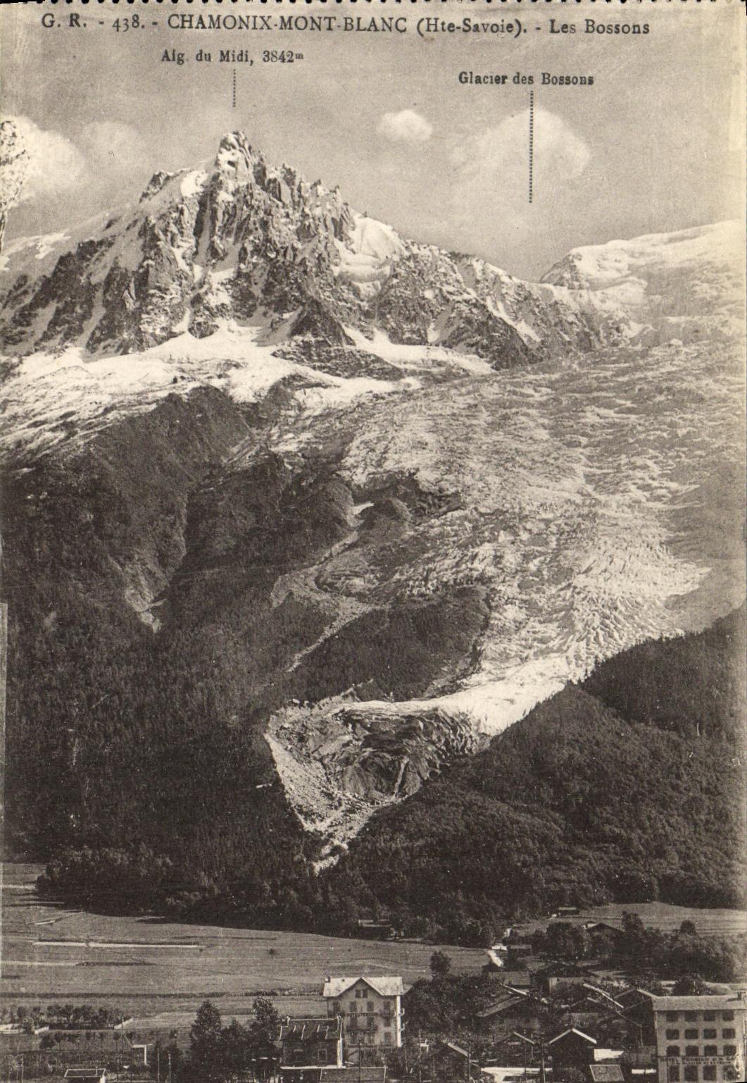 CPA Chamonix Mont Blanc Les Bossons