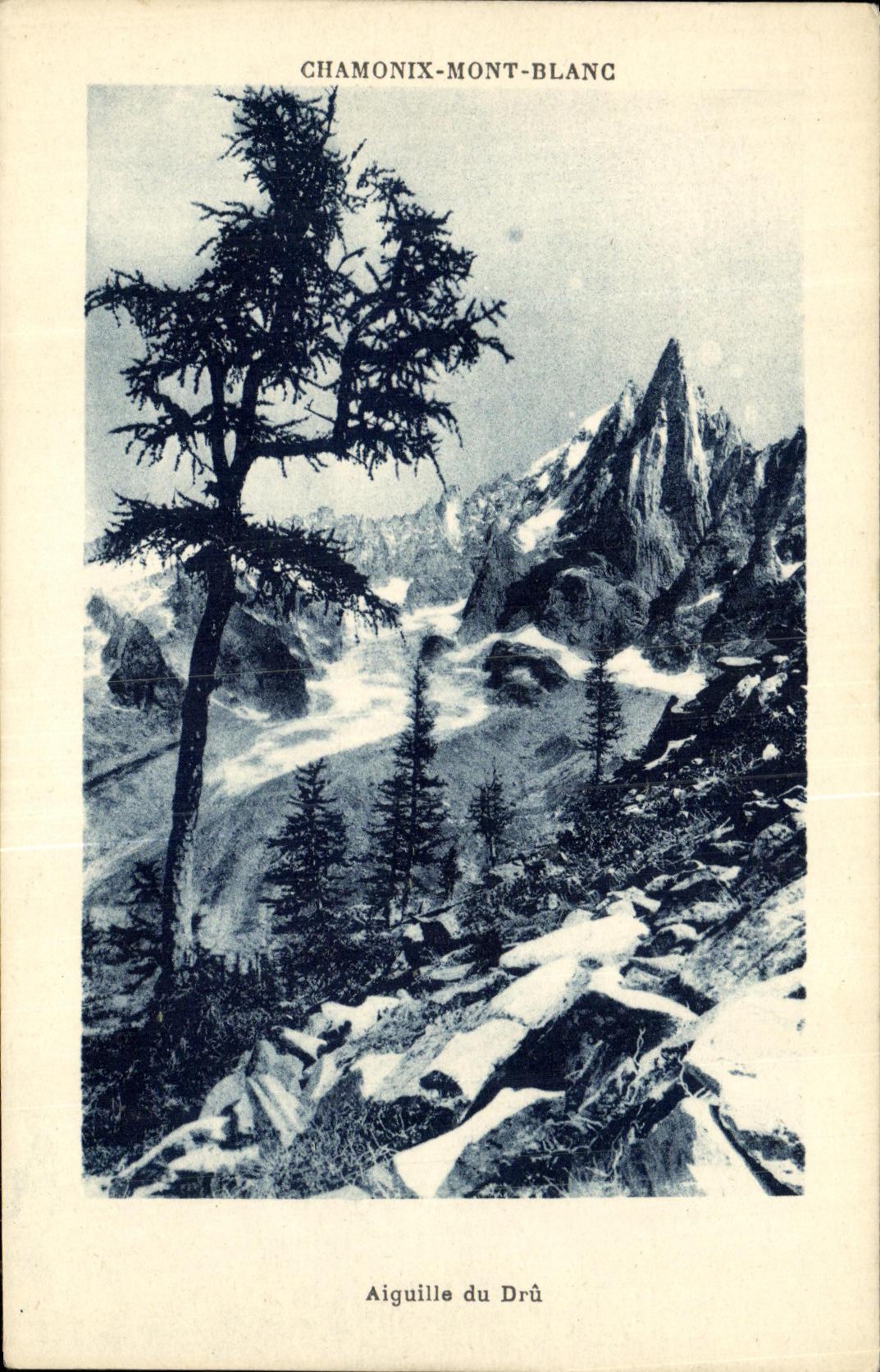 CPA Chamonix Le Mont Blanc Aiguille du Dru