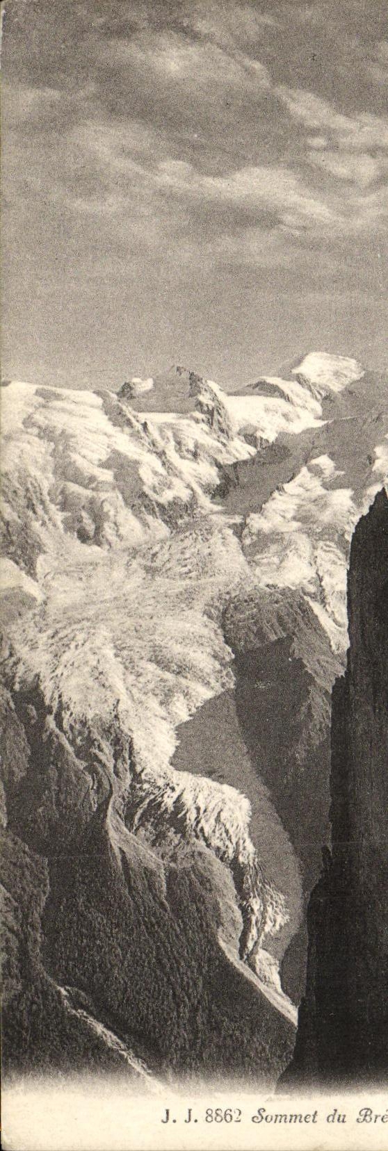 VINTAGE POSTCARD Sommot of Bre