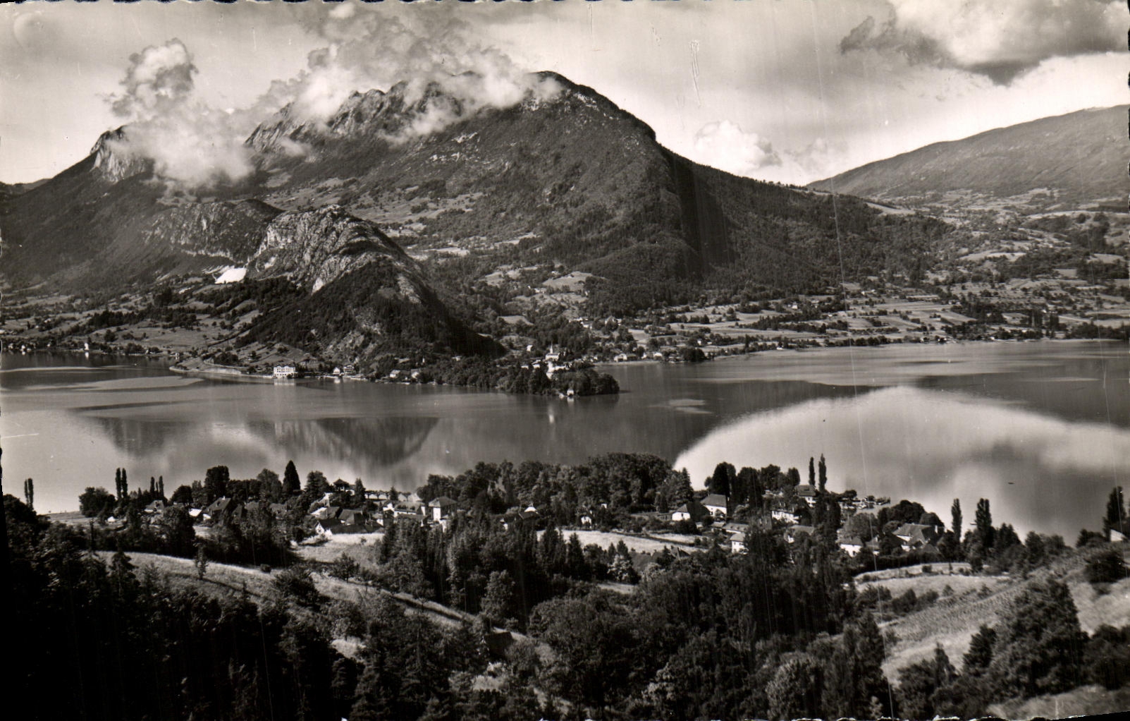 MODERN CARD Lake Annecy Seen On Talloires and Duingt